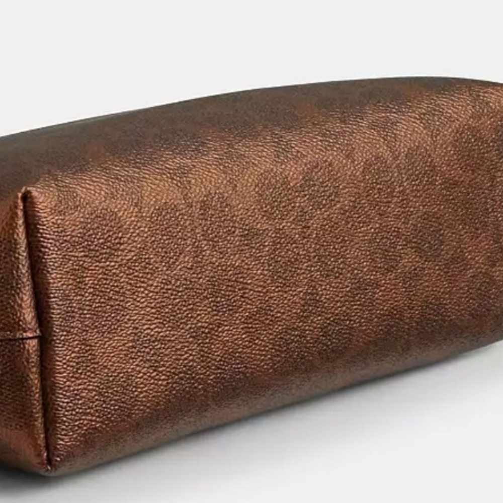 🌟Coach Fiona Zip Tote Bag In Signature Canvas - brown/copper/gold 🌟 - Picture 4 of 8